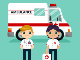 Ambulance Belgique pour blessés